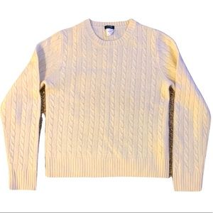 J. Crew Lamb’s Wool Cable Knit Sweater